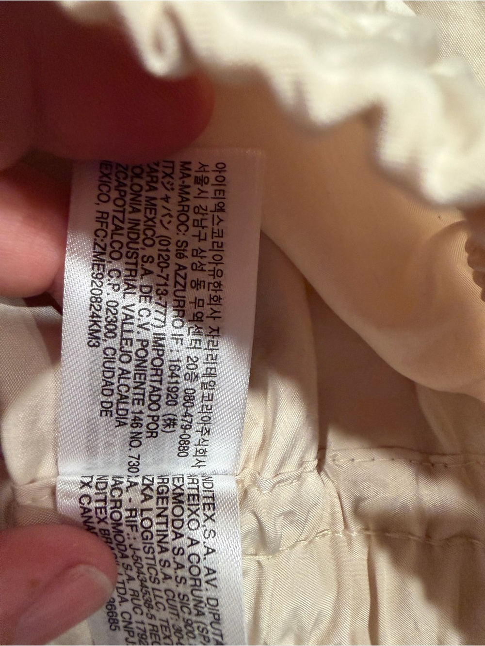Zara Beige Satin-Look Pants - Picture 6 of 14